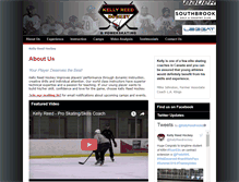 Tablet Screenshot of kellyreedhockey.com